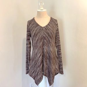 NWOT Knox Rose Heather Brown Swing Sweater